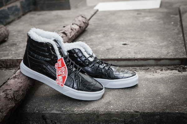 Vans High Top Shoes Women--029